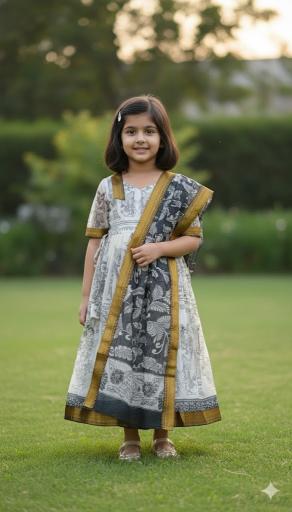 kids gown chanderi silk Best kids wear brands in Kolkata